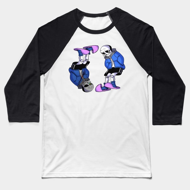 Sans circling Baseball T-Shirt by Galacii